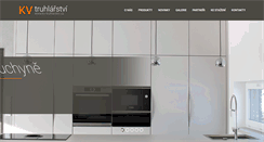 Desktop Screenshot of kv-truhlarstvi.cz